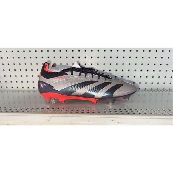 Adidas Predator Elite SG Mens Soccer Cleats Size 9 Gray Purple ID0913 - Picture 1 of 9